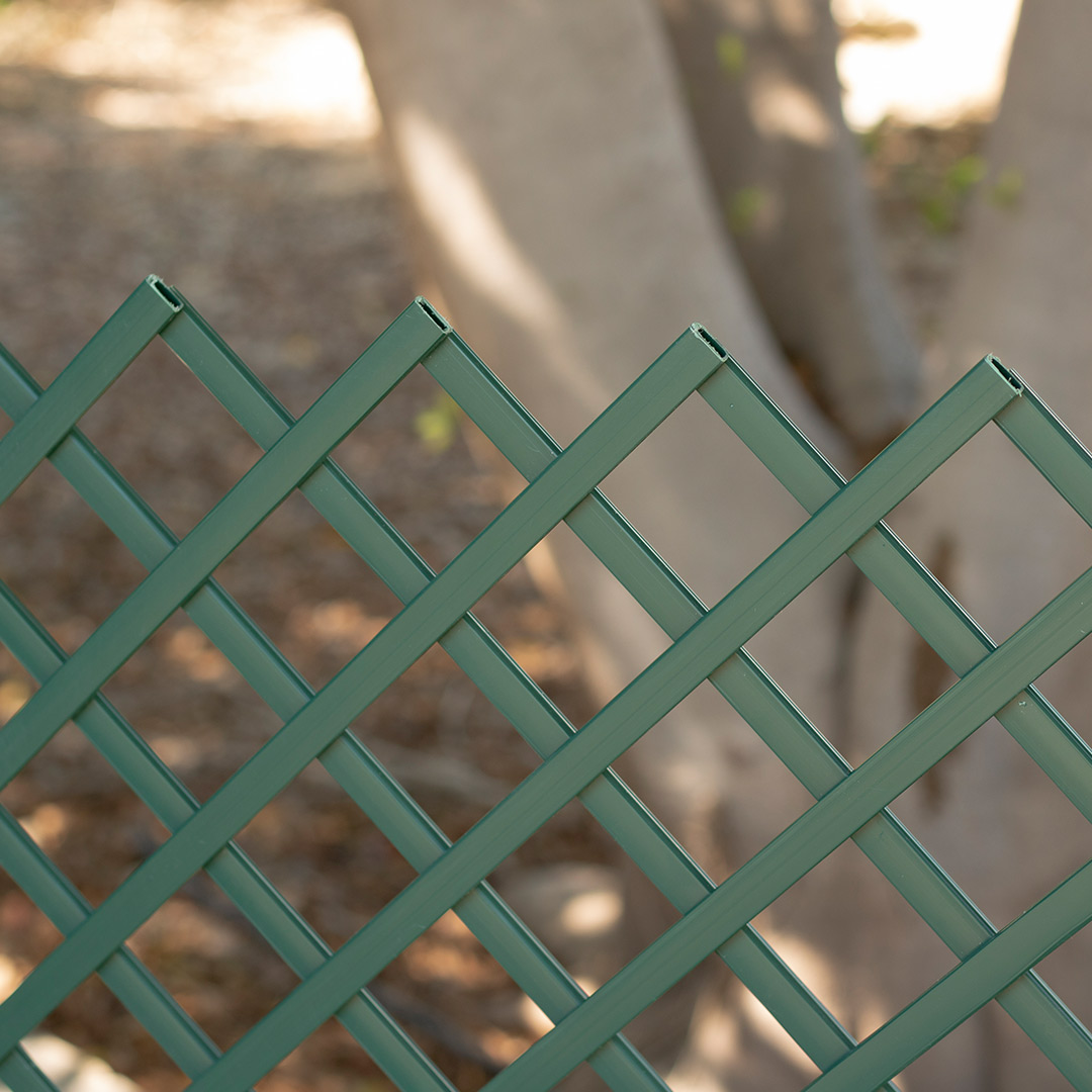 Comprar Celosia pvc fija 1x2 verde 48mm - Verdecora