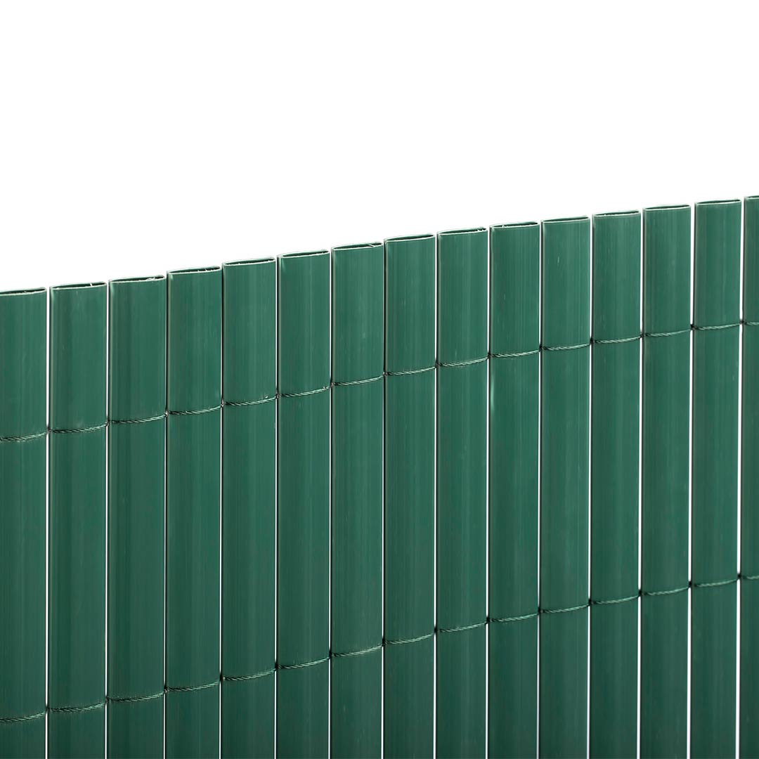 Cerramientos de PVC Cañizo PVC E-PLUS 20mm Doble Cara Verde Catral —  Azulejossola